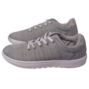 Aldi CRANE Womens 8 Comfort Athletic Shoes Gray Lightweight Mesh Lace-Up Sneaker